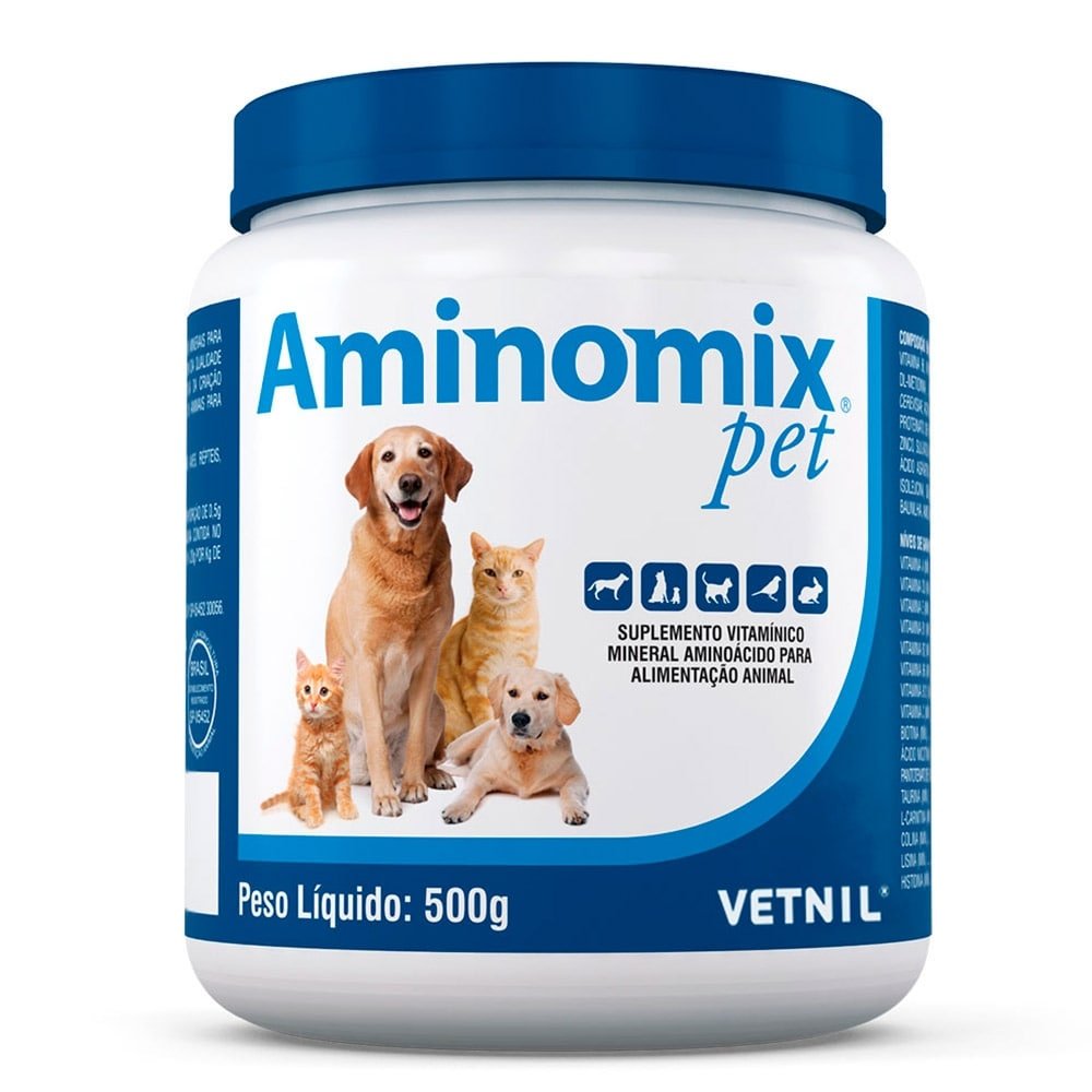 Aminomix Vetnil Suplemento Pet 500g