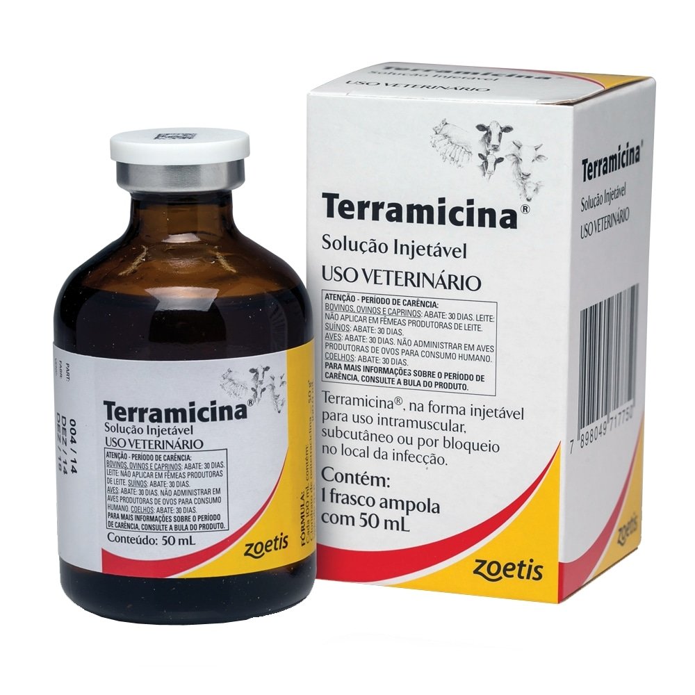 Terramicina Zoetis Solução Injetável 50 ml