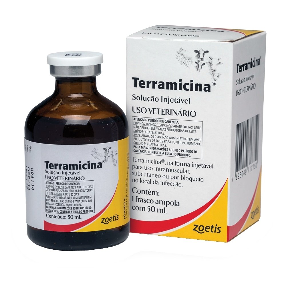 Terramicina Zoetis Solução Injetável 50 ml
