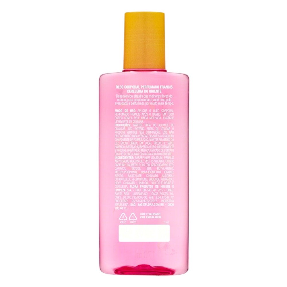 Óleo Corporal Francis Rosa 170ml