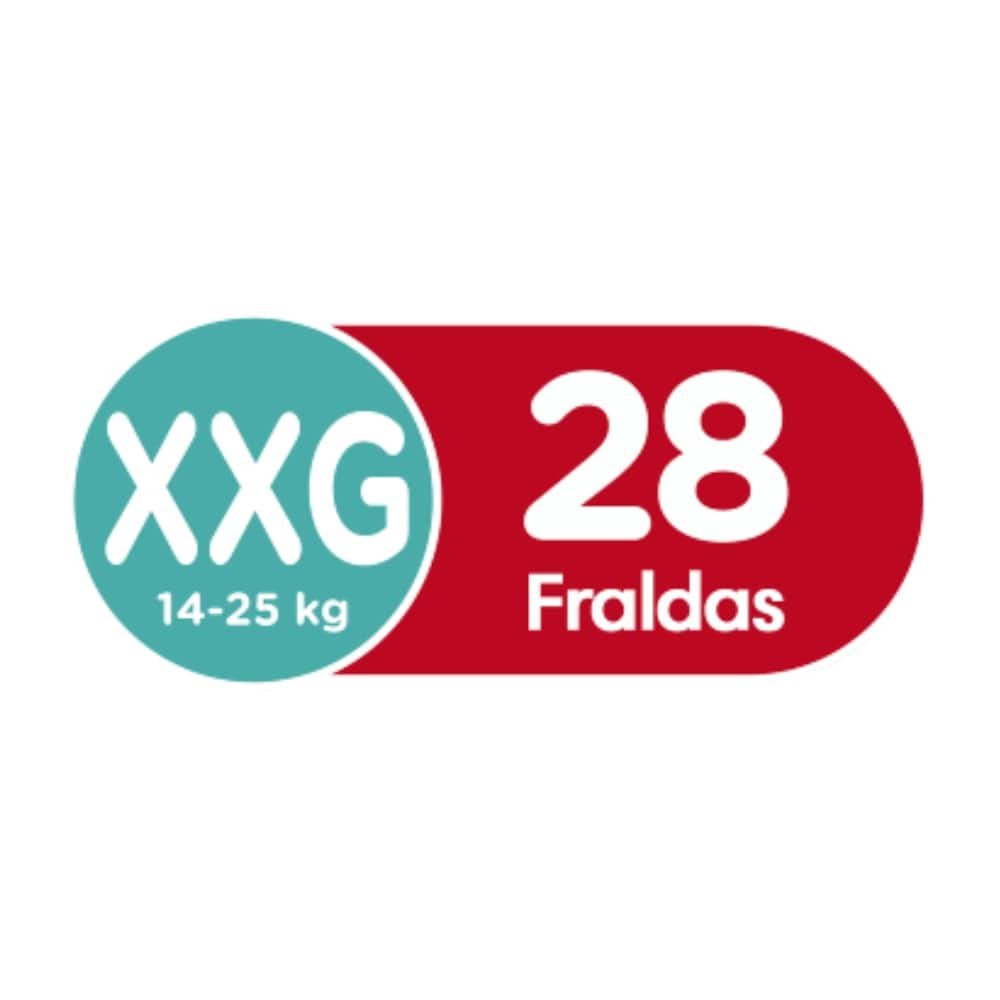 Fralda Descartável Pampers Pants Tamanho XXG - 4 Pacotes com 28 Fraldas - Total 112 Tiras