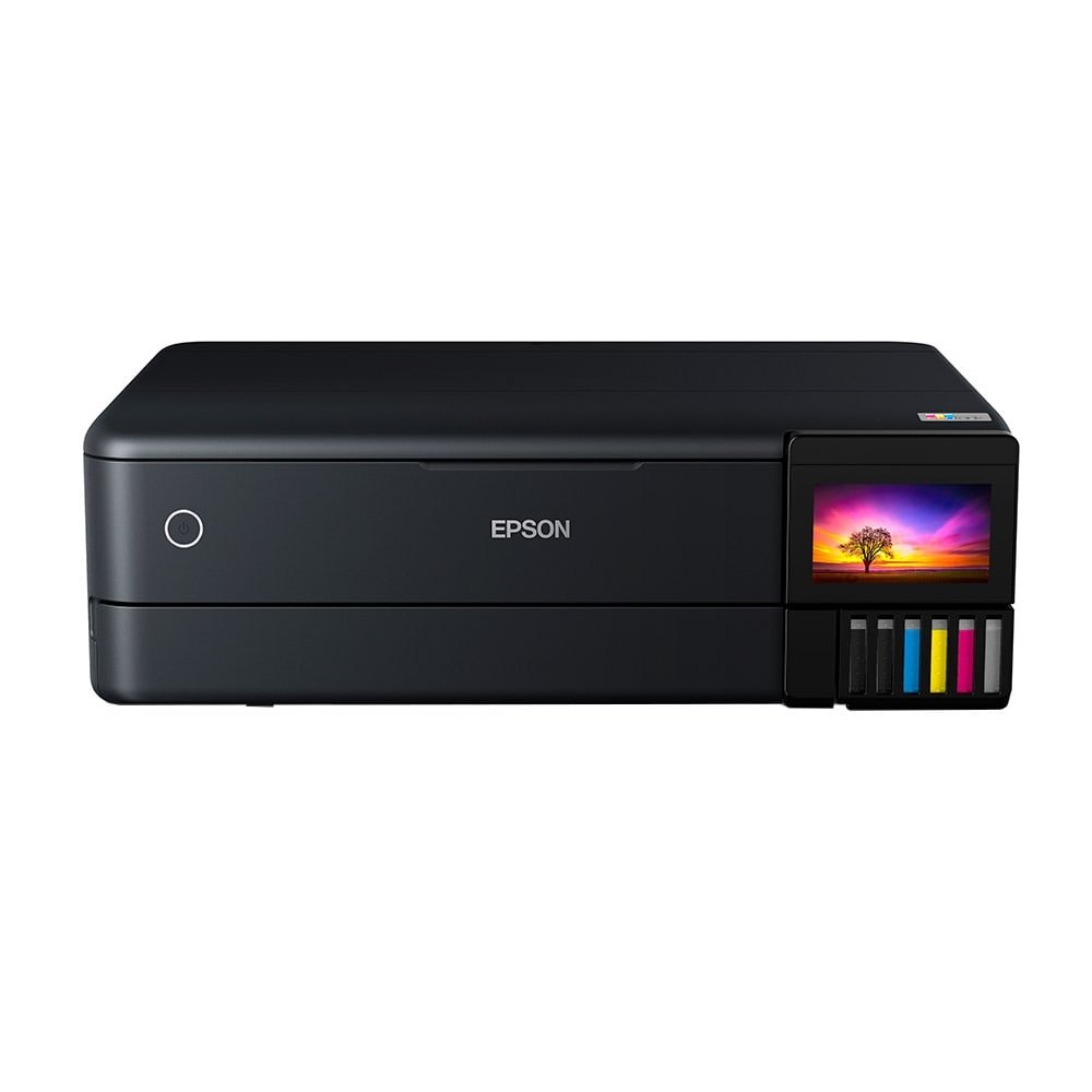Multifuncional Epson Ecotank L8180, Colorida, USB, Wi-Fi, Preto, 110V