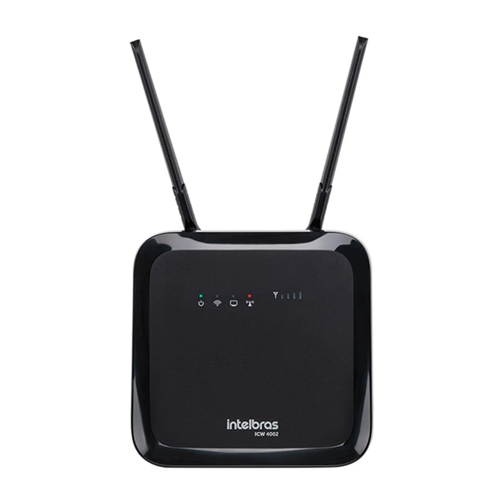 Interface Celular Intelbras ICW4002, 4G, Wi-Fi, Preto