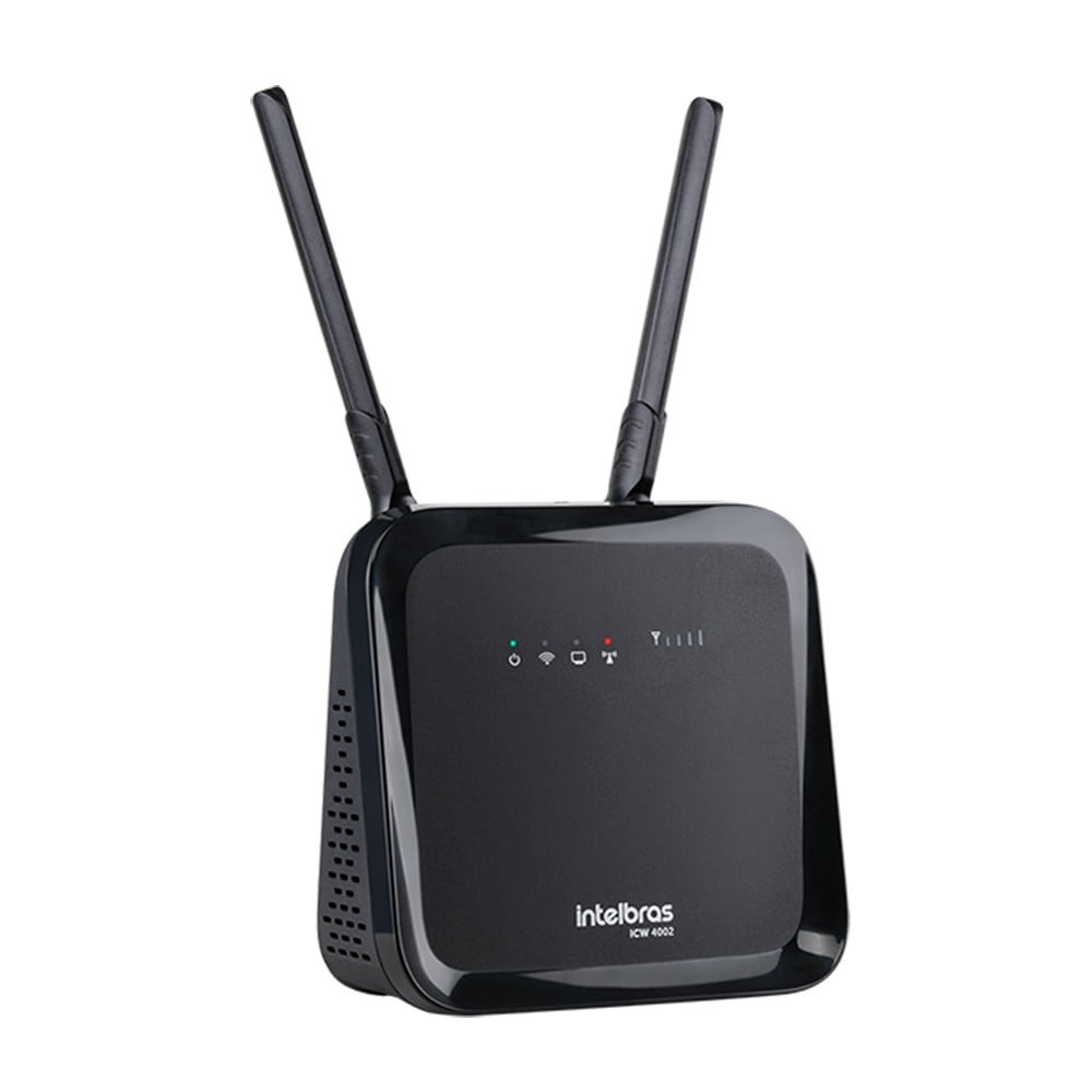 Interface Celular Intelbras ICW4002, 4G, Wi-Fi, Preto
