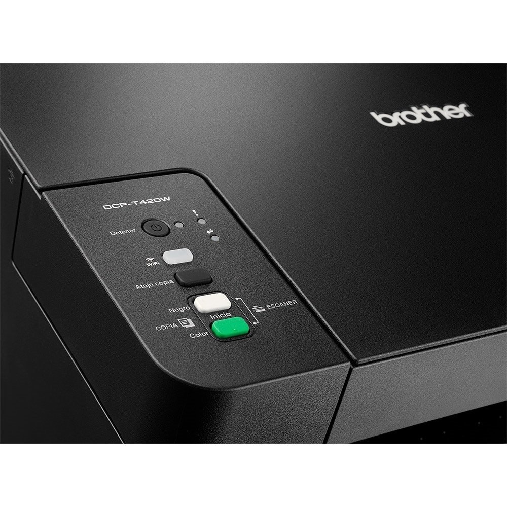 Multifuncional Brother DCPT420W, Colorida, USB, Wi-Fi, Preto, 110V