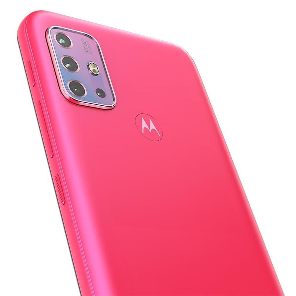 Smartphone Motorola Moto G20, Rosa, Tela de 6.5", 4G+Wi-Fi, And. 11, Câm. Tras. de 48+8+2+2MP, Frontal de 13MP, 4GB RAM, 64GB