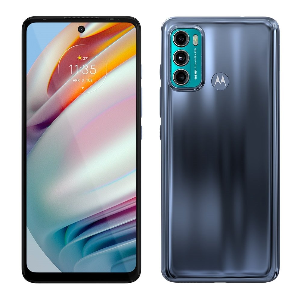 Smartphone Motorola Moto G60 Azul, Tela de 6.8", 4G+Wi-Fi+NFC, And. 11, Câm. Tras. de 108+8MP, Frontal de 32MP, 6GB RAM, 128GB