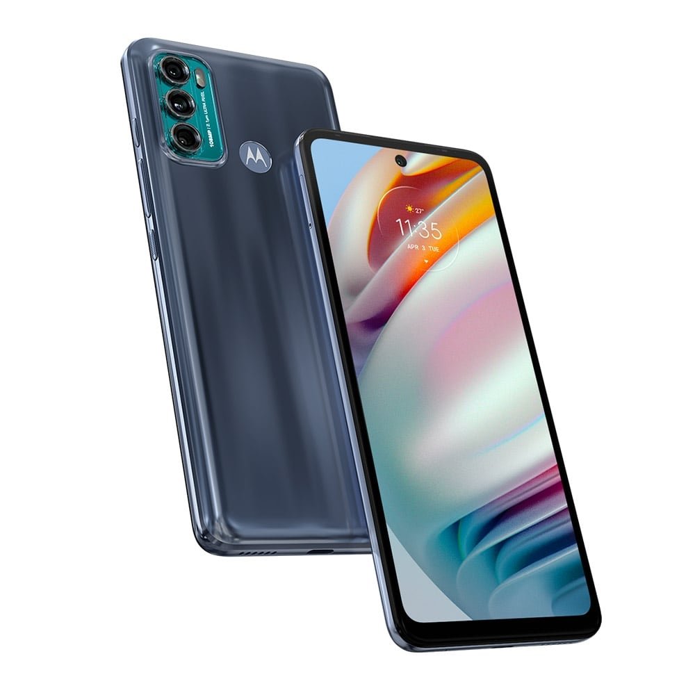 Smartphone Motorola Moto G60 Azul, Tela de 6.8", 4G+Wi-Fi+NFC, And. 11, Câm. Tras. de 108+8MP, Frontal de 32MP, 6GB RAM, 128GB