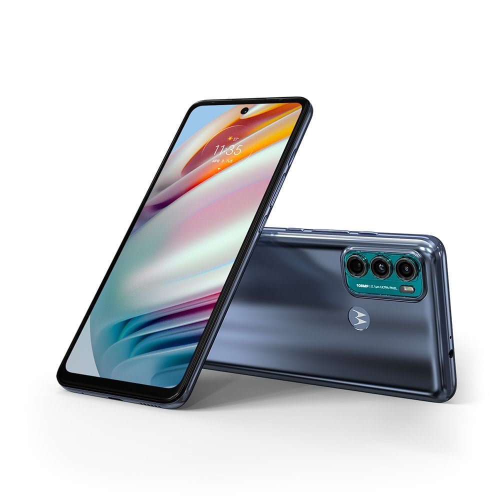 Smartphone Motorola Moto G60 Azul, Tela de 6.8", 4G+Wi-Fi+NFC, And. 11, Câm. Tras. de 108+8MP, Frontal de 32MP, 6GB RAM, 128GB