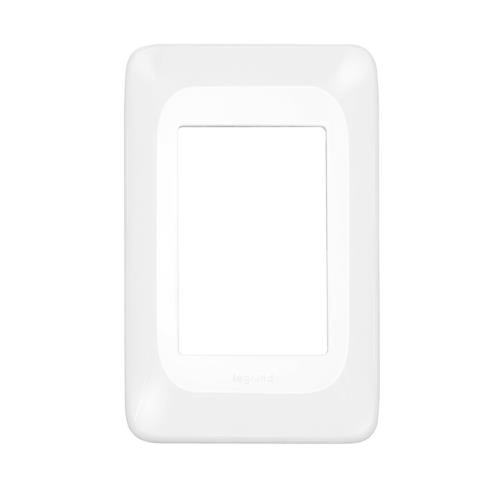 Placa Pial Pop para 3 Módulos Juntos com Suporte 4X2