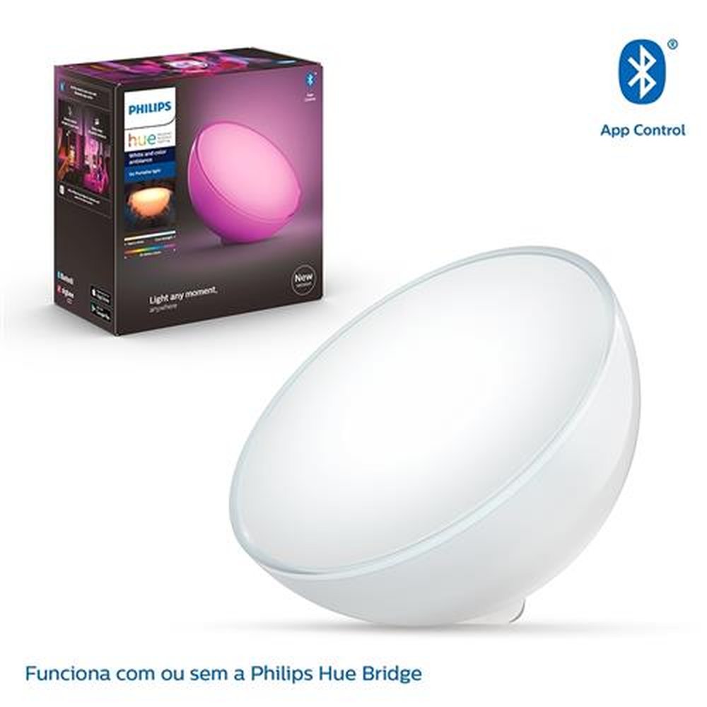 Luminária Inteligente de Mesa Philips Hue Go