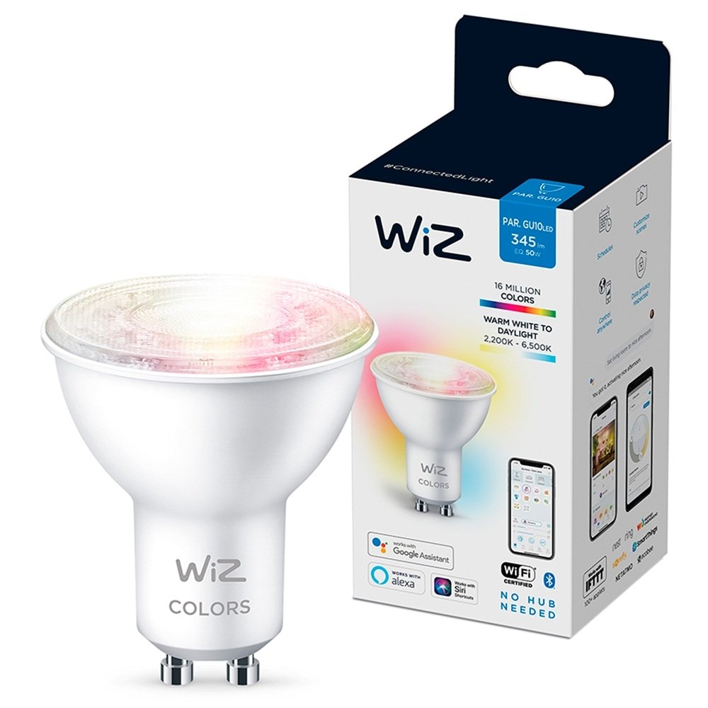 Lâmpada Inteligente Philips Wiz Smart G10, Wi-Fi, 4.8W, 400 Lumens, 110V