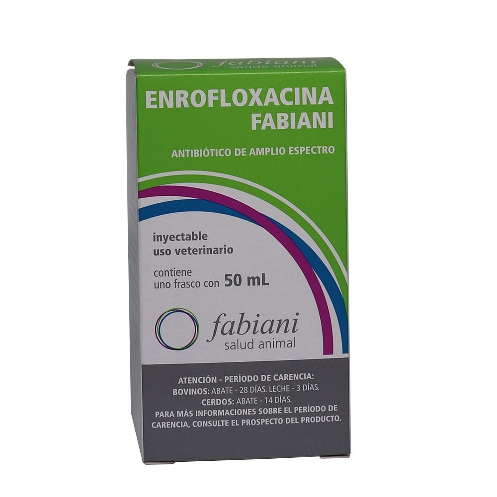 Enrofloxacina Fabiani 10 50ml J.A.saude animal