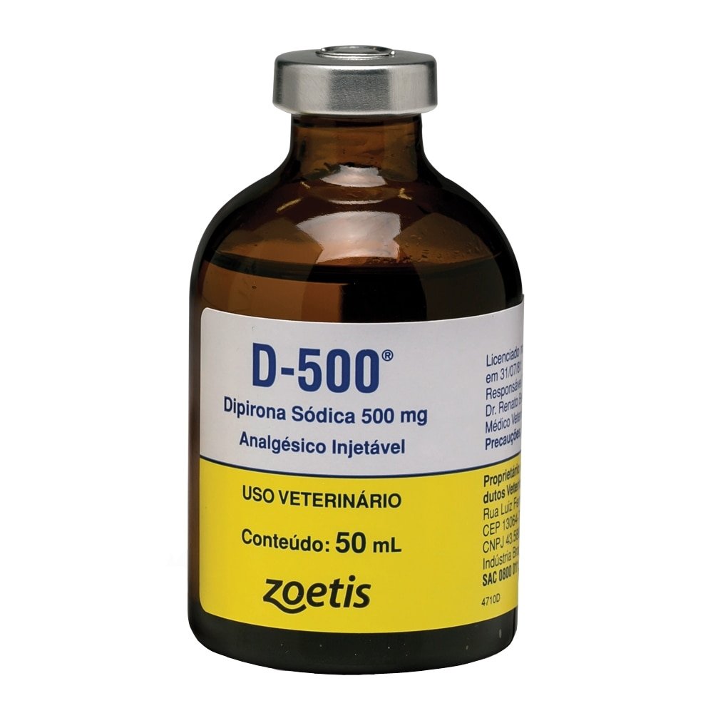 D-500 Dipirona Sódica Zoetis 50ml