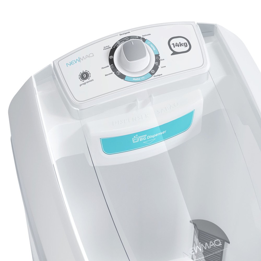 Tanquinho/Máquina de Lavar Roupas Semi-automática 14Kg Newmaq Branca, 220V