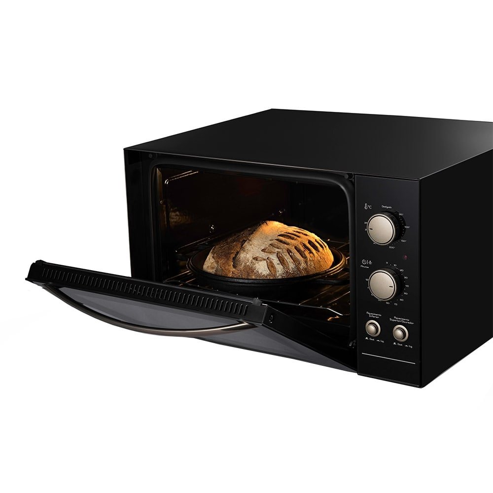 Forno Elétrico de Bancada Fischer 44 Litros Fit, Preto, 220V