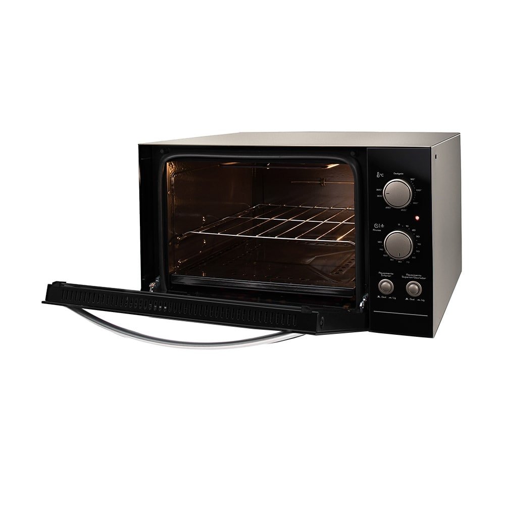 Forno Elétrico de Bancada Fischer 44 L Fit, Silver, 220V