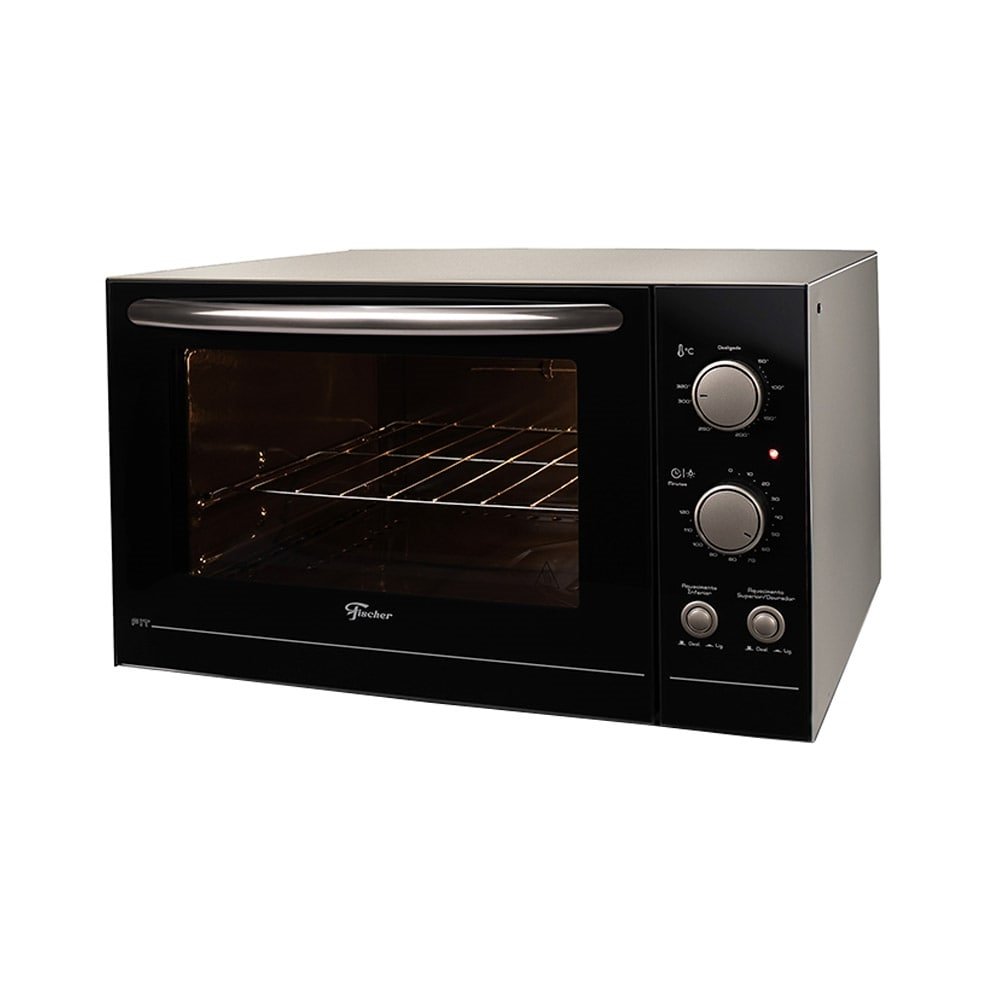 Forno Elétrico de Bancada Fischer 44 L Fit, Silver, 220V