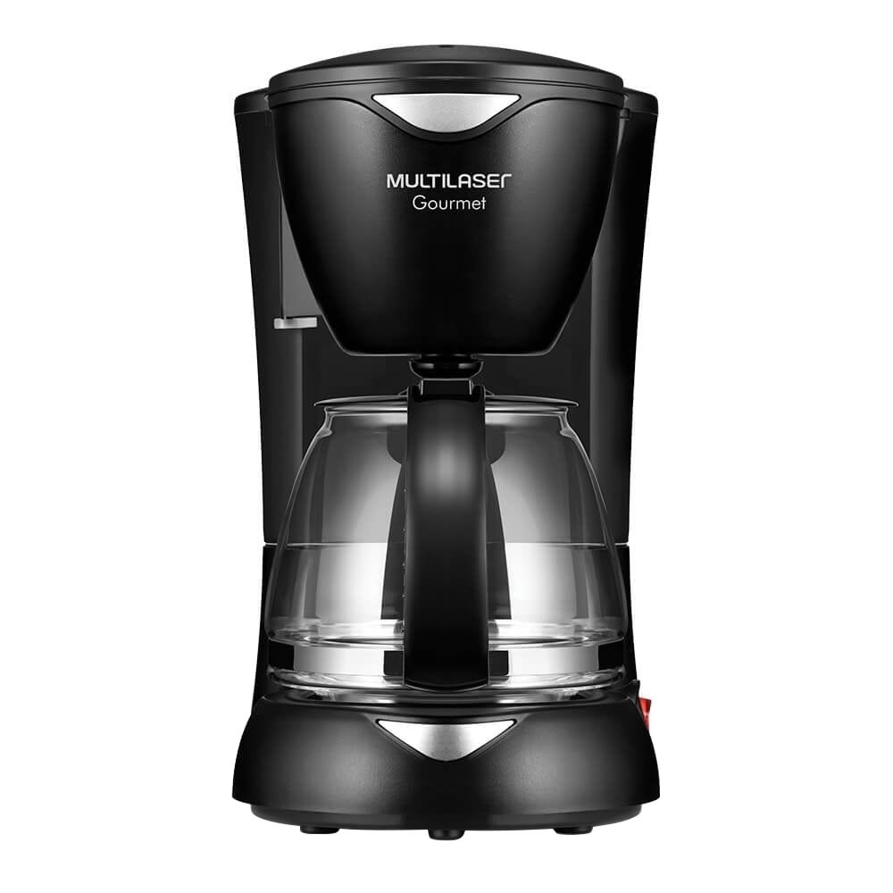 Cafeteira Multilaser BE01 550W - 15 Xícaras, Jarra de Vidro, Preto, 110V