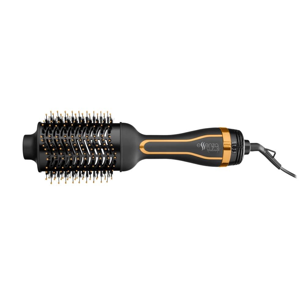 Escova Secadora Multilaser Essenza EB087 - 3 Temperaturas, 1200W, Preto/Dourado, 110V