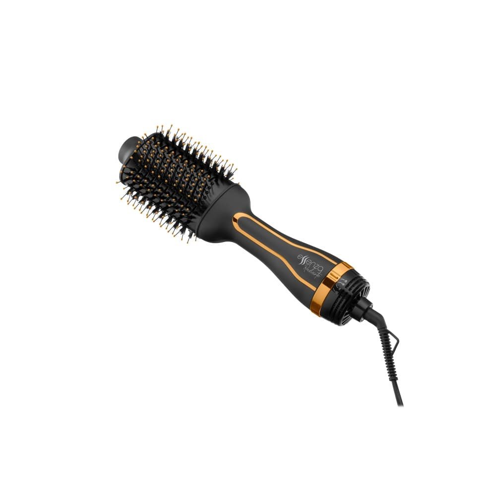 Escova Secadora Multilaser Essenza EB087 - 3 Temperaturas, 1200W, Preto/Dourado, 110V