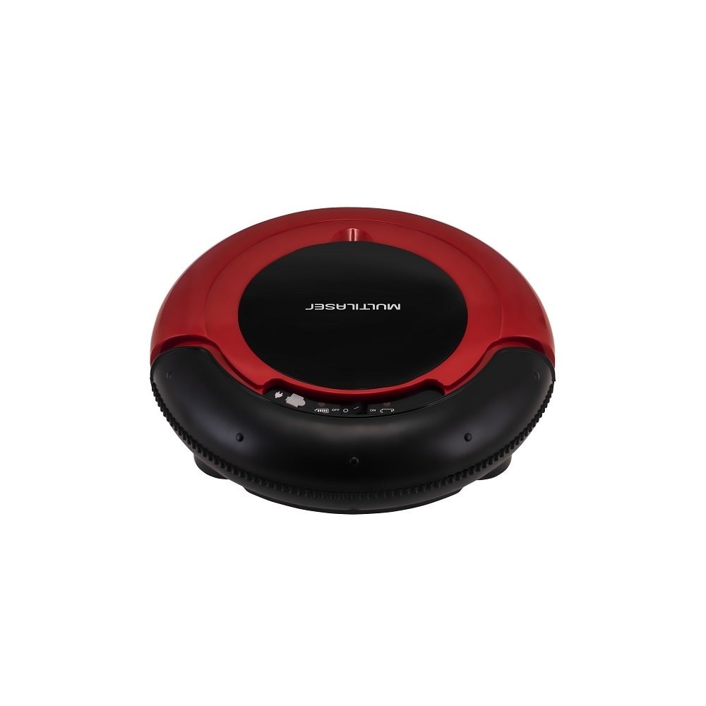 Aspirador Robô Multilaser HO041, 3 em 1, 30W, Vermelho/Preto, Bivolt