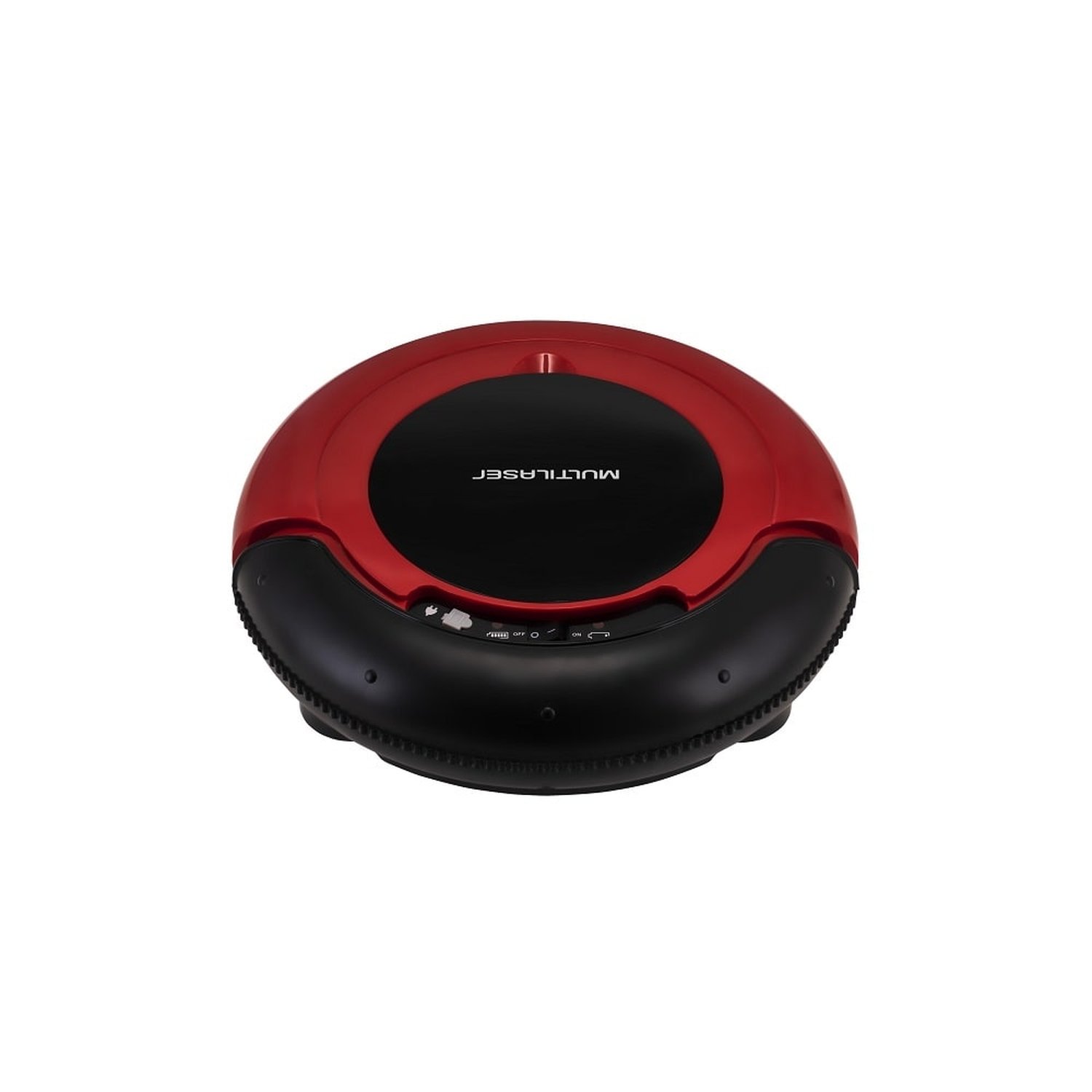 Aspirador Robô Multilaser HO041, 3 em 1, 30W, Vermelho/Preto, Bivolt
