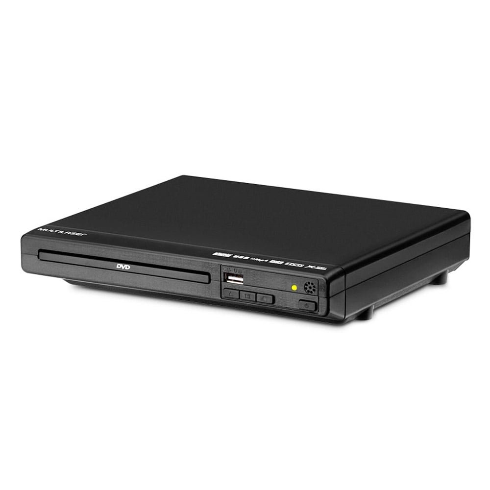 DVD Player Multilaser SP391, 3 em 1, USB, Preto, Bivolt