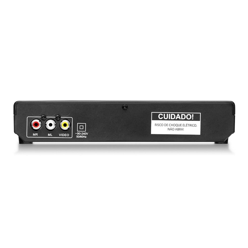 DVD Player Multilaser SP391, 3 em 1, USB, Preto, Bivolt