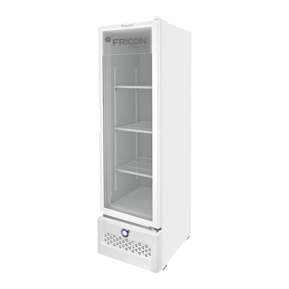 Refrigerador Vertical Fricon 284 Litros VCET284-1V - Tripla Ação, Porta De Vidro, Branco, 110V