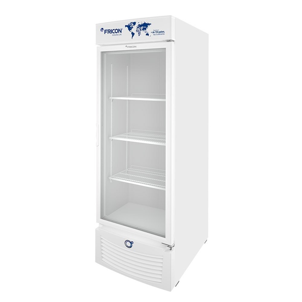 Refrigerador Vertical Fricon 565 Litros VCET565-1V | Tripla Ação, Porta de Vidro, Branco, 110V