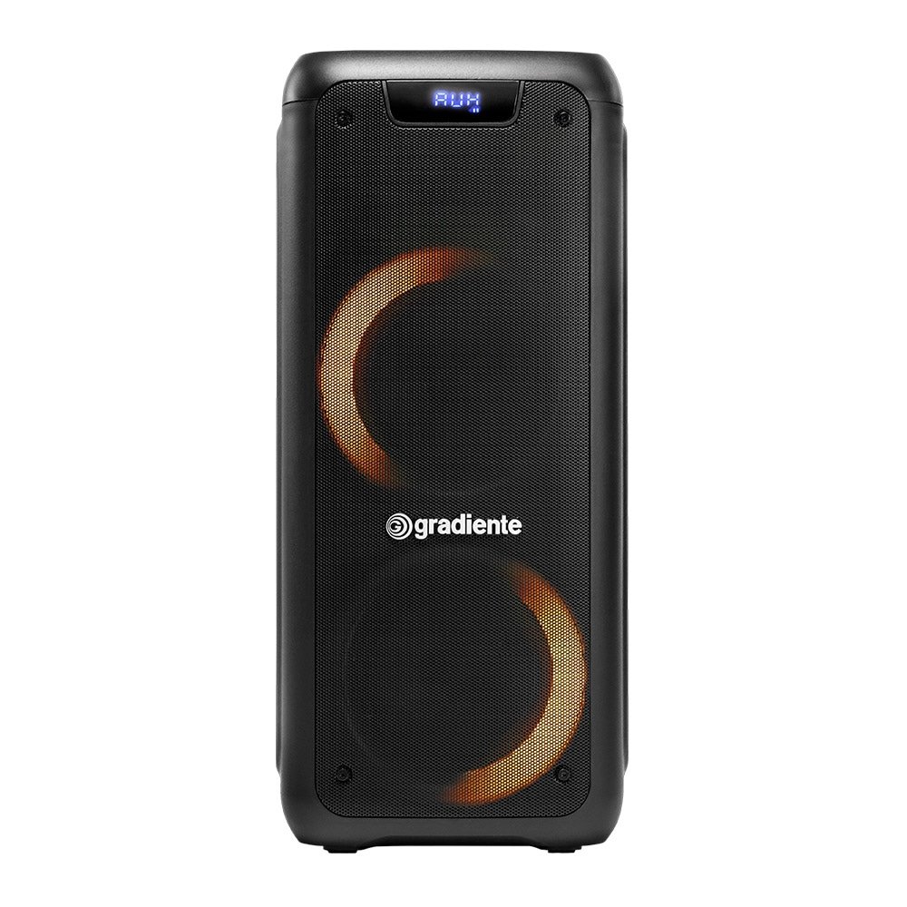 Caixa Amplificadora Gradiente GCA201, Bluetooth, AUX/SD/LED/FM, 400W Bivolt