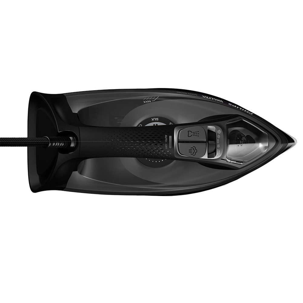 Ferro de Passar a Vapor Philips Walita Serie 5000 DST5040 | Base SteamGlide Plus, Preto 110V