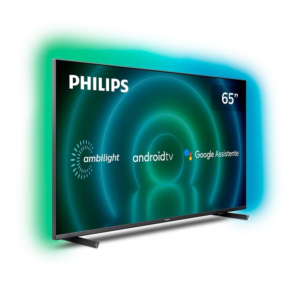 Smart Tv Led 65 Philips 65pug790678 4k Uhd Android Com Wi Fi 2 Usb 4 Hdmi Dolby Vision E 8437
