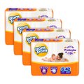 Fralda Descartável Pom Pom Derma Protek Tamanho G - 4 Pacotes com 42 Fraldas - Total 168 Tiras
