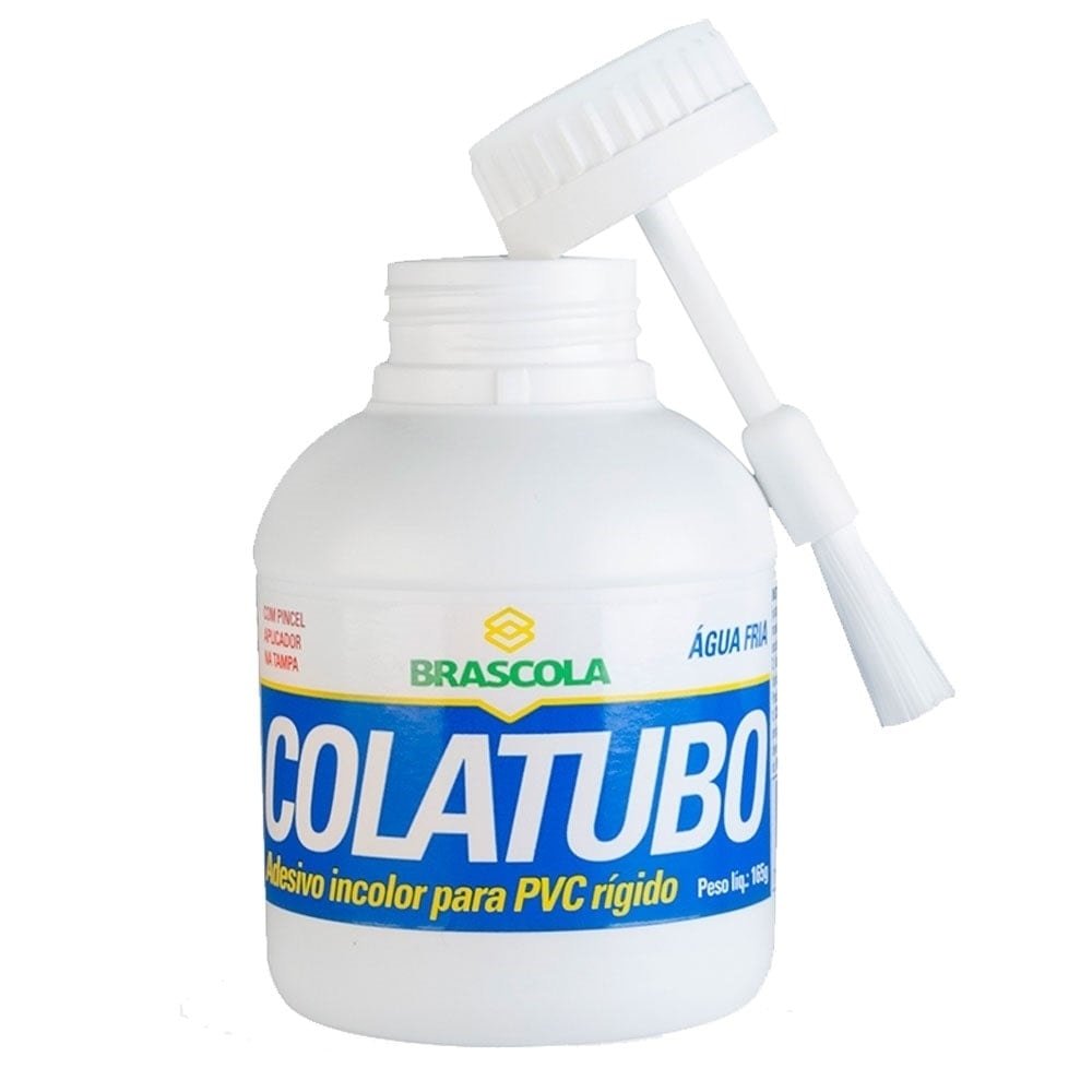 Adesivo Cola PVC Brascola com Pincel Aplicador 175g