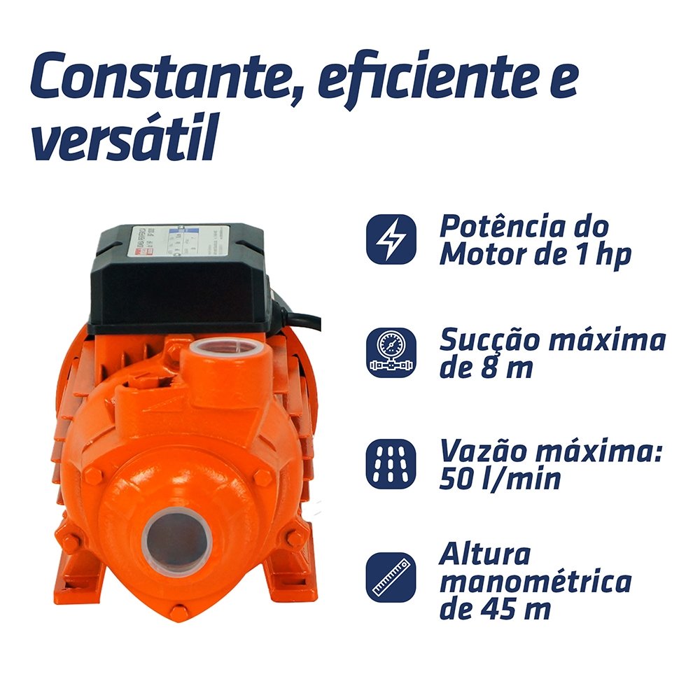 Bomba de Água Periférica Intech Machine bp1000 1hp Bivolt