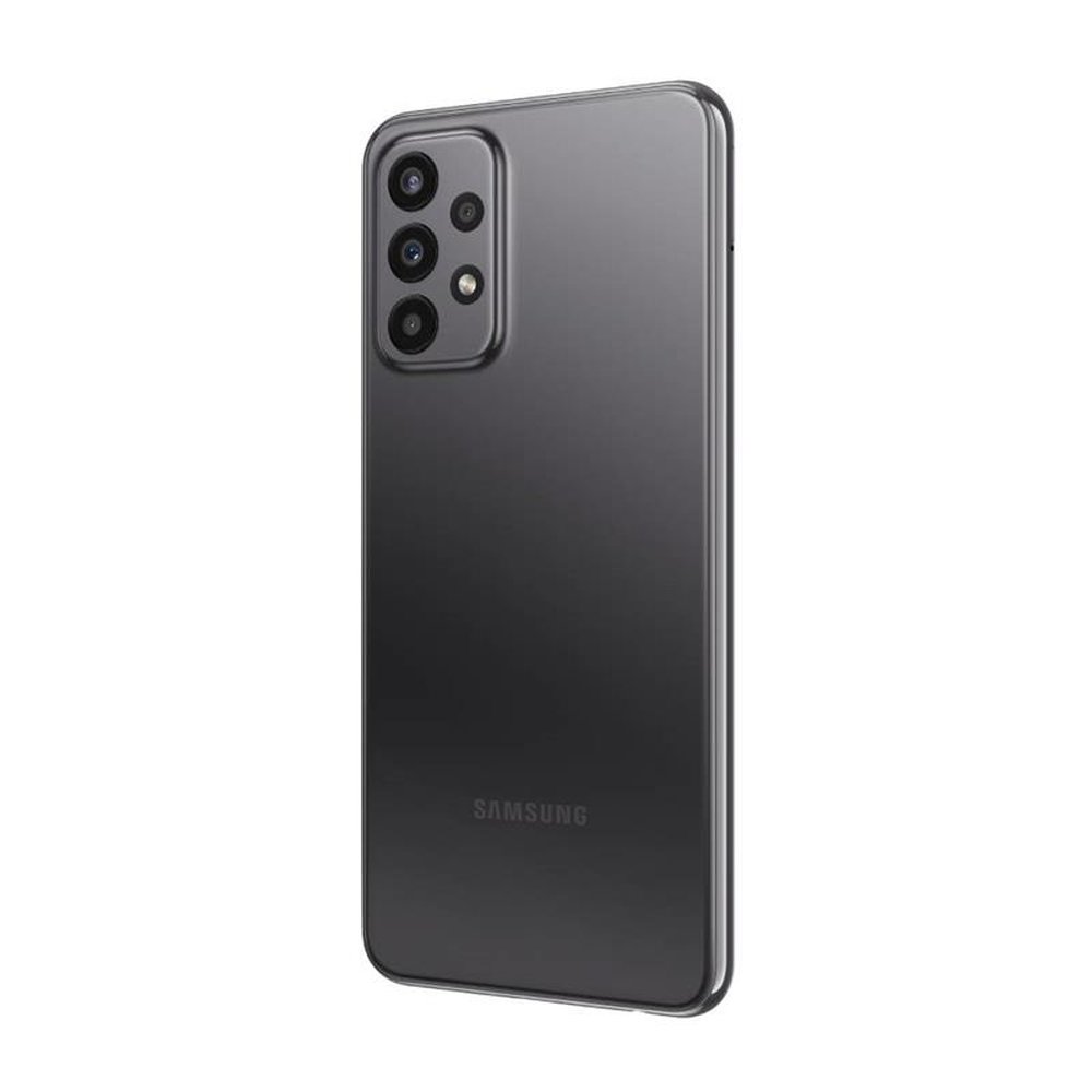 Smartphone Samsung Galaxy A23 Preto, Tela 6.6", 4G+Wi-Fi+NFC, And. 12, Câm. Tras. de 50+5+2+2MP, Frontal 8MP, 4GB RAM, 128GB