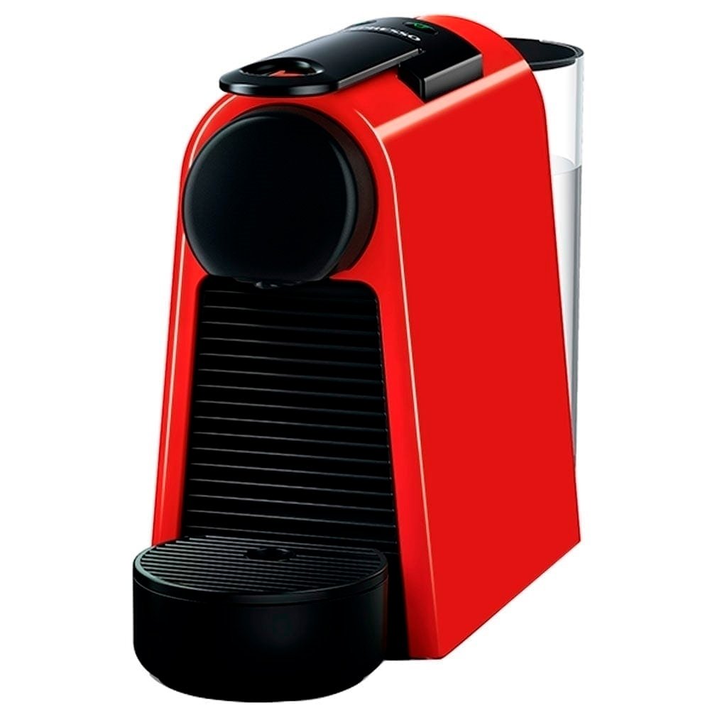 Cafeteira Expresso Nespresso Essenza Mini D30 - Sistema Cápsula, com Kit boas Vindas, Vermelha, 110V