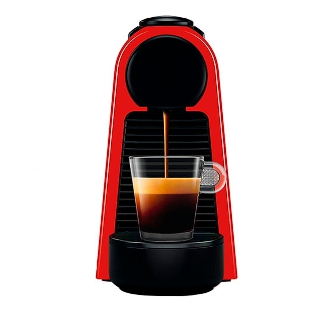 Cafeteira Expresso Nespresso Essenza Mini D30 - Sistema Cápsula, com Kit boas Vindas, Vermelha, 110V