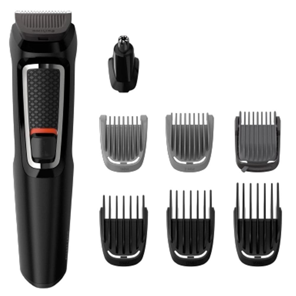 Aparador de Pelos Philips MG3731 8 em 1 Multigroom Preto Bivolt