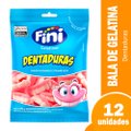 Bala Fini Gelatina Dentadura 80g - Embalagem com 12 Unidades