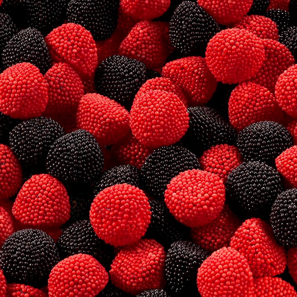 Bala Fini Gelatina Amora, 80g - Embalagem com 12 Unidades