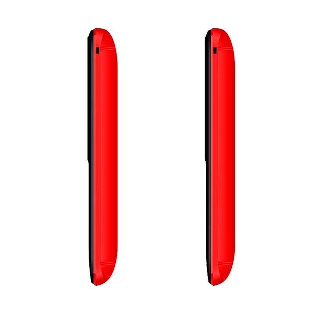Celular Red Mobile Fit Music II M011G, Dualchip, Preto/Vermelho, Tela de 1.8", Câm. Traseira de 0.08MP, 16MB