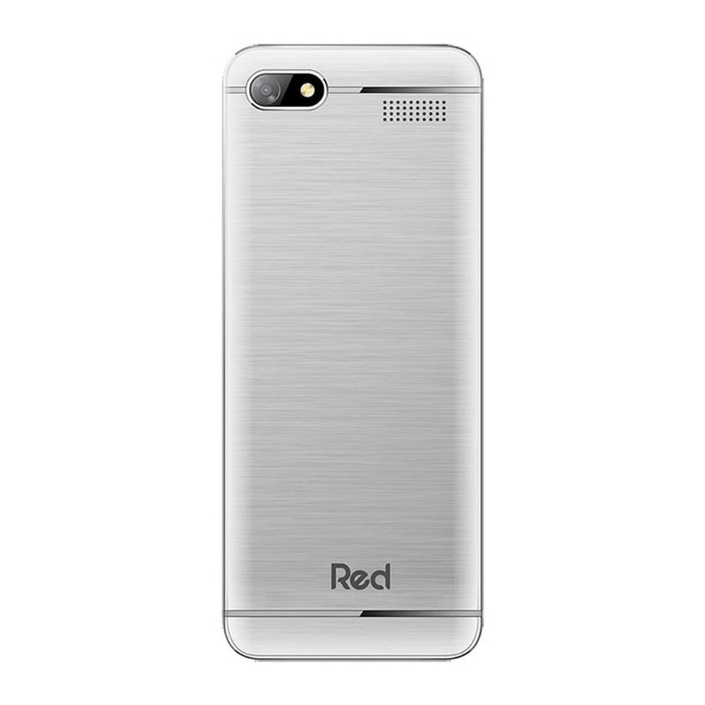 Celular Red Mobile Prime, Dualchip, Prata, Tela de 2.4", Câm. Traseira VGA