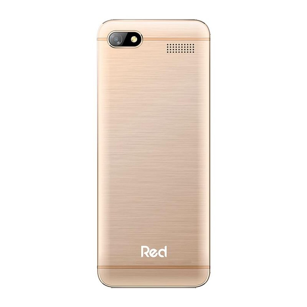 Celular Red Mobile Prime, Dualchip, Dourado, Tela de 2.4", Câm. Traseira VGA