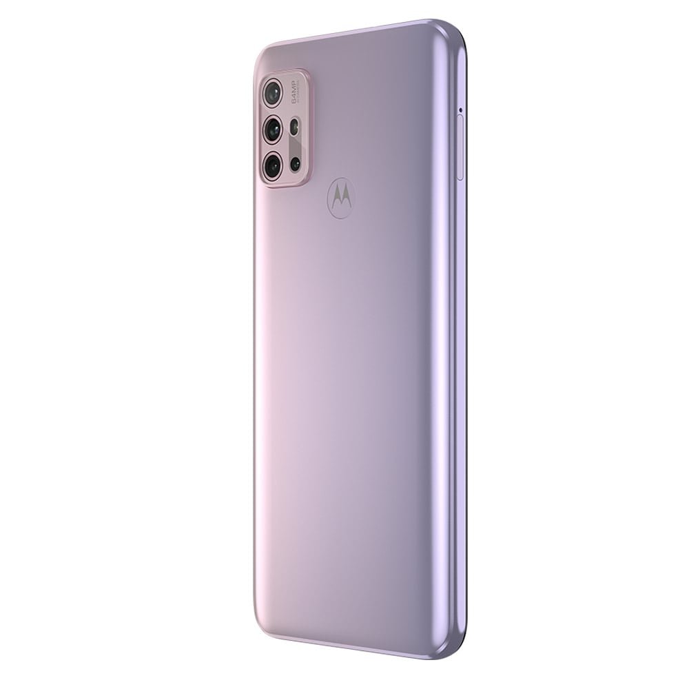 Smartphone Motorola Moto G30, Branco Lilac, Tela de 6.5", 4G-Wi-Fi, And. 11, Câm Tras. de 64+8+2+2MP, Frontal de 13MP, 128GB