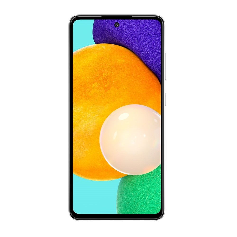 Smartphone Samsung Galaxy A52, Branco, Tela de 6.5"- 4G+Wi-Fi+NFC, And. 11, Câm. Tras. em 64+12+5+5MP, Frontal de 32MP, 128GB