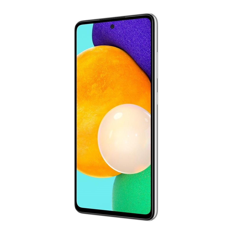Smartphone Samsung Galaxy A52, Branco, Tela de 6.5"- 4G+Wi-Fi+NFC, And. 11, Câm. Tras. em 64+12+5+5MP, Frontal de 32MP, 128GB