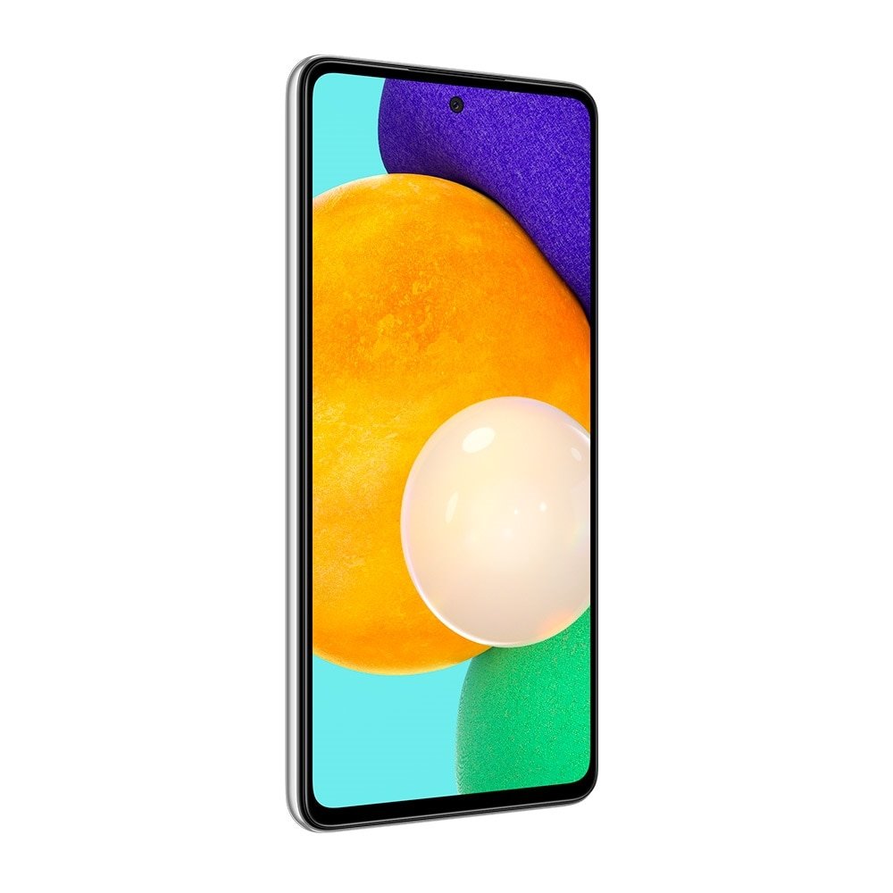 Smartphone Samsung Galaxy A52, Branco, Tela de 6.5"- 4G+Wi-Fi+NFC, And. 11, Câm. Tras. em 64+12+5+5MP, Frontal de 32MP, 128GB